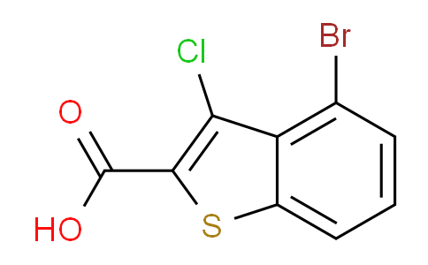CAS No. 926257-36-5, 4-bromo-3-chloro-1-benzothiophene-2-carboxylic acid