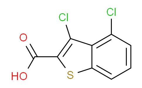 CAS No. 34576-95-9, 3,4-dichloro-1-benzothiophene-2-carboxylic acid