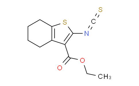 CAS No. 85716-87-6, ethyl 2-isothiocyanato-4,5,6,7-tetrahydro-1-benzothiophene-3-carboxylate