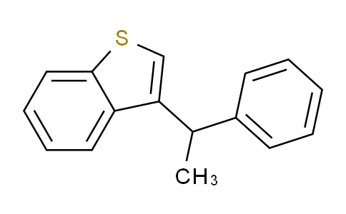 CAS No. 114838-47-0, 3-(1-phenylethyl)benzo[b]thiophene