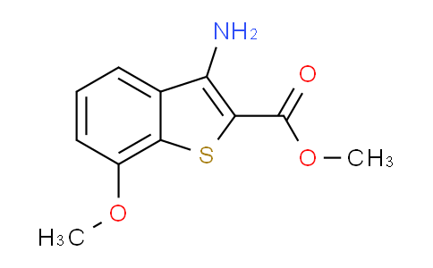 CAS No. 198204-08-9, methyl 3-amino-7-methoxybenzo[b]thiophene-2-carboxylate