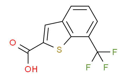 CAS No. 550998-66-8, 7-(Trifluoromethyl)-1-benzothiophene-2-carboxylic acid
