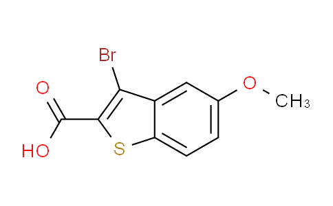 CAS No. 62913-20-6, 3-bromo-5-methoxybenzo[b]thiophene-2-carboxylic acid