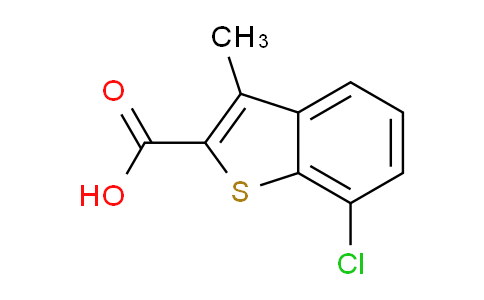 CAS No. 752135-41-4, 7-chloro-3-methylbenzo[b]thiophene-2-carboxylic acid