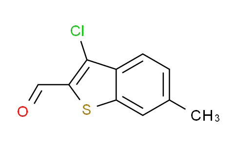 CAS No. 84258-86-6, 3-chloro-6-methylbenzo[b]thiophene-2-carbaldehyde