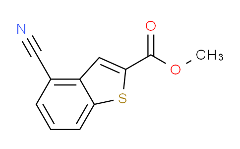CAS No. 861218-72-6, Methyl 4-cyano-benzo[b]thiophene-2-carboxylate