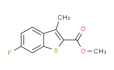 CAS No. 863119-54-4, methyl 6-fluoro-3-methylbenzo[b]thiophene-2-carboxylate