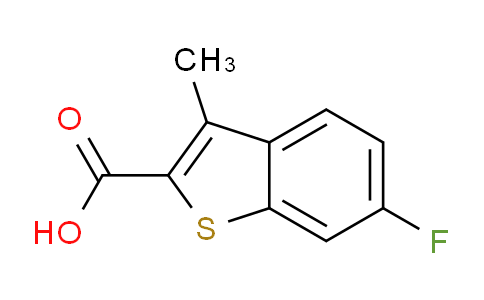 CAS No. 863119-55-5, 6-fluoro-3-methylbenzo[b]thiophene-2-carboxylic acid