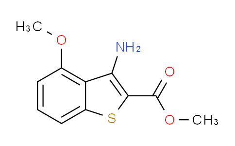 CAS No. 35212-88-5, Methyl 3-amino-4-methoxy-1-benzothiophene-2-carboxylate