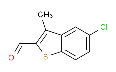 CAS No. 50451-78-0, 5-Chloro-3-methyl-benzo[b]thiophene-2-carbaldehyde