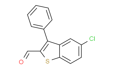 CAS No. 50451-81-5, 5-chloro-3-phenylbenzo[b]thiophene-2-carbaldehyde