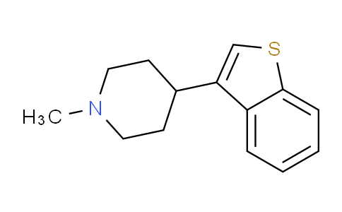 CAS No. 56839-02-2, 4-Benzo[b]thiophen-3-yl-1-methyl-piperidine