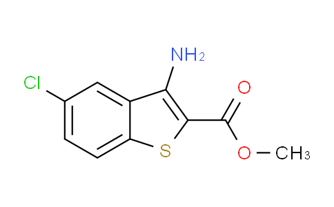CAS No. 1026241-99-5, methyl 3-amino-5-chlorobenzo[b]thiophene-2-carboxylate