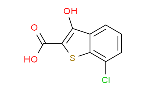 CAS No. 90407-11-7, 7-chloro-3-hydroxybenzo[b]thiophene-2-carboxylic acid