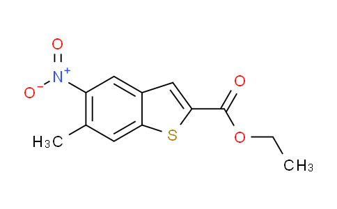 CAS No. 159730-73-1, ethyl 6-methyl-5-nitrobenzo[b]thiophene-2-carboxylate