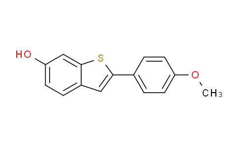 CAS No. 225648-21-5, 2-(4-Methoxyphenyl)benzothiophene-6-ol