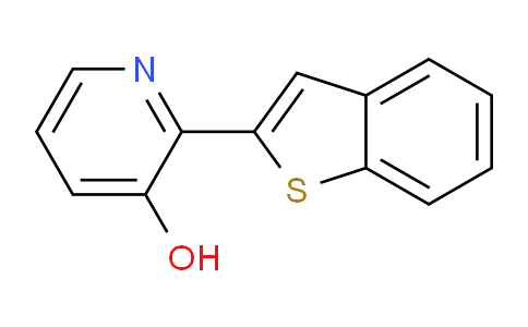 CAS No. 1261973-39-0, 2-(Benzo[b]thiophen-2-yl)pyridin-3-ol