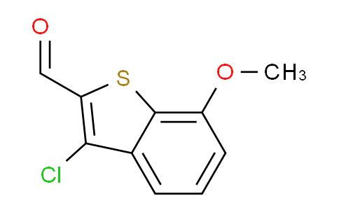 CAS No. 1315550-49-2, 3-chloro-7-methoxybenzo[b]thiophene-2-carbaldehyde