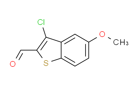 CAS No. 1315550-50-5, 3-chloro-5-methoxybenzo[b]thiophene-2-carbaldehyde