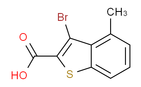 CAS No. 1402144-45-9, 3-bromo-4-methylbenzo[b]thiophene-2-carboxylic acid