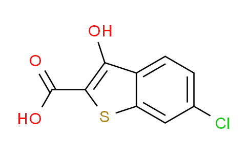 CAS No. 1393803-55-8, 6-Chloro-3-hydroxybenzo[b]thiophene-2-carboxylic acid