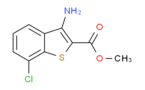 CAS No. 181283-33-0, methyl 3-amino-7-chlorobenzo[b]thiophene-2-carboxylate