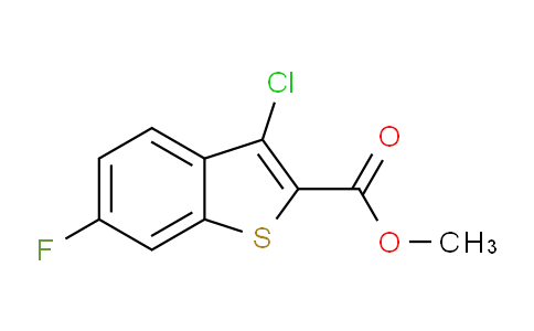 CAS No. 21211-20-1, Methyl 3-chloro-6-fluoro-1-benzothiophene-2-carboxylate