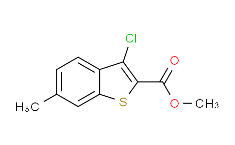 CAS No. 59812-34-9, Methyl 3-chloro-6-methyl-1-benzothiophene-2-carboxylate