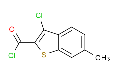 CAS No. 34576-87-9, 3-Chloro-6-methyl-1-benzothiophene-2-carbonyl chloride