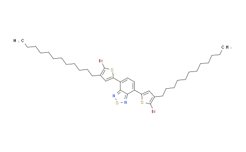 CAS No. 1179993-72-6, 4,7-Bis(5-bromo-4-dodecylthiophen-2-yl)benzo[c][1,2,5]thiadiazole