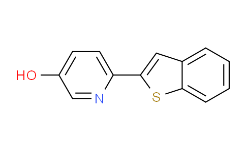 CAS No. 1261998-84-8, 6-(Benzo[b]thiophen-2-yl)pyridin-3-ol
