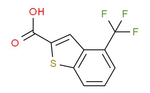 CAS No. 826995-55-5, 4-(Trifluoromethyl)-1-benzothiophene-2-carboxylic acid