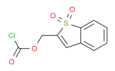 CAS No. 135204-19-2, (1,1-Dioxidobenzo[b]thiophen-2-yl)methyl carbonochloridate