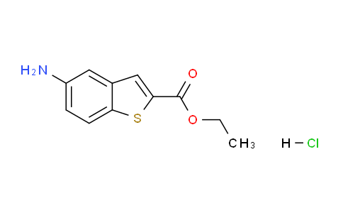 CAS No. 383675-06-7, Ethyl 5-aminobenzo[b]thiophene-2-carboxylate hydrochloride