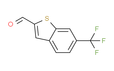 CAS No. 863118-49-4, 6-(Trifluoromethyl)benzo[b]thiophene-2-carbaldehyde