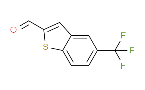 CAS No. 1135283-83-8, 5-(Trifluoromethyl)benzo[b]thiophene-2-carbaldehyde