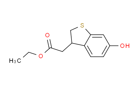 CAS No. 1022979-94-7, Ethyl 2-(6-hydroxy-2,3-dihydrobenzo[b]thiophen-3-yl)acetate
