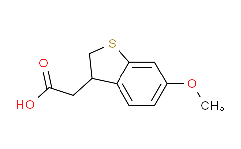 CAS No. 1022979-95-8, 2-(6-Methoxy-2,3-dihydrobenzo[b]thiophen-3-yl)acetic acid