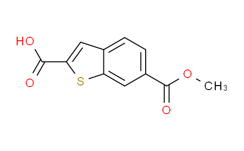 CAS No. 850073-72-2, 6-(Methoxycarbonyl)benzo[b]thiophene-2-carboxylic acid