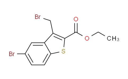 CAS No. 31310-31-3, Ethyl 5-bromo-3-(bromomethyl)-1-benzothiophene-2-carboxylate