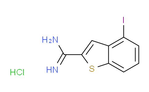 CAS No. 149732-36-5, 4-iodo-1-benzothiophene-2-carboximidamide hydrochloride