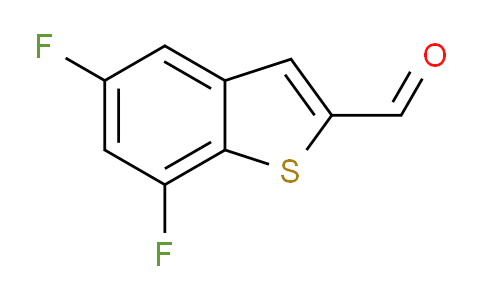 CAS No. 1400702-21-7, 5,7-difluoro-1-benzothiophene-2-carbaldehyde