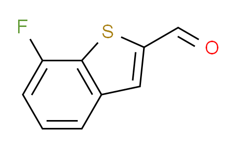 CAS No. 698367-34-9, 7-fluoro-1-benzothiophene-2-carbaldehyde