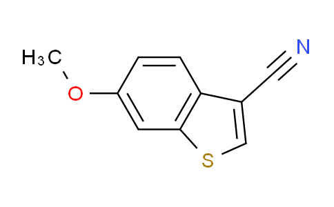 CAS No. 1315312-75-4, 6-methoxy-1-benzothiophene-3-carbonitrile