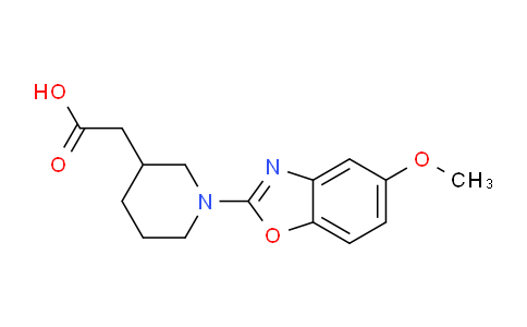 CAS No. 1035840-84-6, [1-(5-methoxy-1,3-benzoxazol-2-yl)piperidin-3-yl]acetic acid