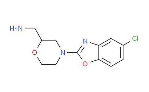 CAS No. 1035840-13-1, (4-(5-chlorobenzo[d]oxazol-2-yl)morpholin-2-yl)methanamine