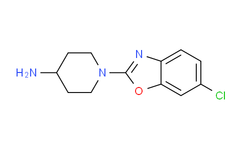 CAS No. 1119452-00-4, 1-(6-chloro-1,3-benzoxazol-2-yl)piperidin-4-amine