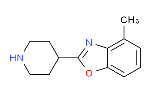 CAS No. 1071295-97-0, 4-methyl-2-piperidin-4-yl-1,3-benzoxazole