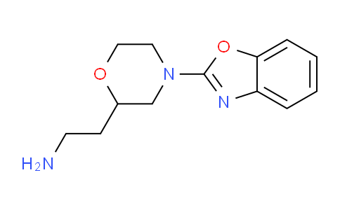 CAS No. 1119450-65-5, 2-[4-(1,3-benzoxazol-2-yl)morpholin-2-yl]ethanamine