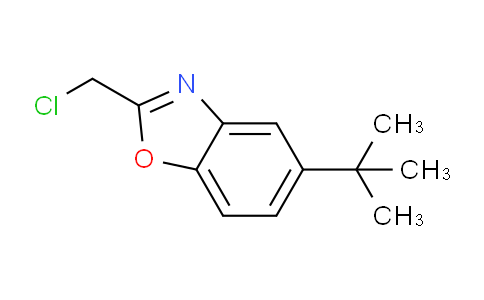 CAS No. 65999-87-3, 5-tert-butyl-2-(chloromethyl)-1,3-benzoxazole